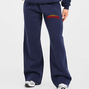 2025 recién llegado logotipo impreso de transferencia de calor personalizado ropa informal plana ecológica ligera transpirable pierna ancha holgada - Product Image 3