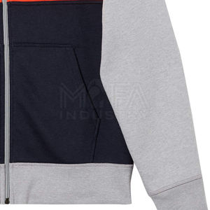 Venta al por mayor de sudaderas con cremallera para hombre cálidas sudaderas con capucha de lana informal para hombre, sudaderas con capucha para hombre servicio OEM disponible - Product Image 6