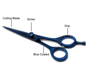 Tijeras de corte de pelo de acero inoxidable con mango de cerámica profesional más vendidas, tijeras de peluquería de Color personalizadas - Product Image 4