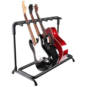 Support de sol pour 5 guitares, 7 emplacements réglables, pour guitares Flying V - Product Image 1