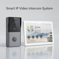 Solution d'interphone intelligent Hiwink, système d'interphone IP pour villa, panneau de sonnette vidéo 2K compatible ONVIF avec reconnaissance faciale, application Tuya, surveillance