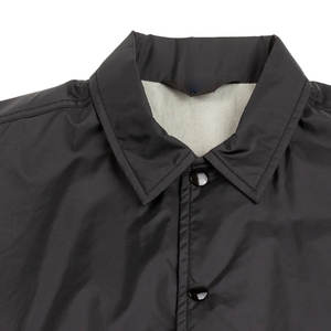 Custom Branded Logo <b>Men's</b> Winter <b>Jacket</b> Black Plus Size Nylon Leather Waterproof <b>Denim</b> Faux Fur Embroidered Knitted Button - Product Image 4