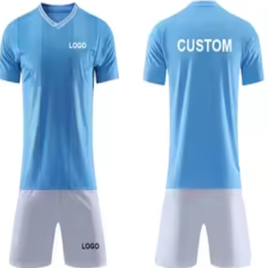 Nouveaux maillots de football unisexes personnalisés pour adultes uniforme de football en polyester d'hiver impression de logo de nom à bas prix vêtements de football personnalisés - Product Image 6