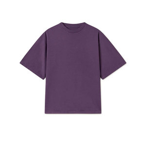 Vente en gros T-shirt décontracté surdimensionné personnalisé 300GSM T-shirt homme lavé 100% coton respirant - Product Image 6