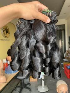Extensions de cheveux vietnamiennes à donneur unique, couleur éclatante, trame simple, couleurs personnalisables, plusieurs donneurs - Product Image 5