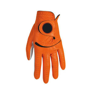 Meilleure vente Gant de golf pour hommes Cabretta cuir respirant paume renforcée haute adhérence doux au toucher réglable Logo personnalisé - Product Image 6