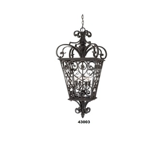 Plafonnier en zinc fabriqué à la main avec lumière en cage pour la maison salon chambre et bureau décor - Product Image 3