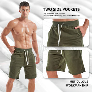 Pantalones Cortos Deportivos Vintage Personalizados con Bordado, 100% Algodón Canvas, Estilo Casual Urbano, Resistentes al Viento y al Agua - Product Image 2