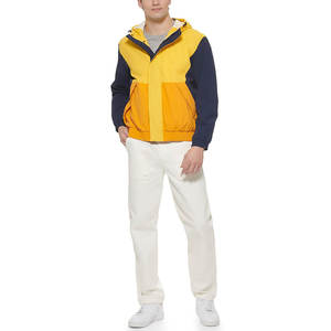 Vente directe d'usine Nouveau design Veste coupe-vent pour hommes Offre Spéciale Veste coupe-vent pour hommes à bas prix de couleur unie - Product Image 6