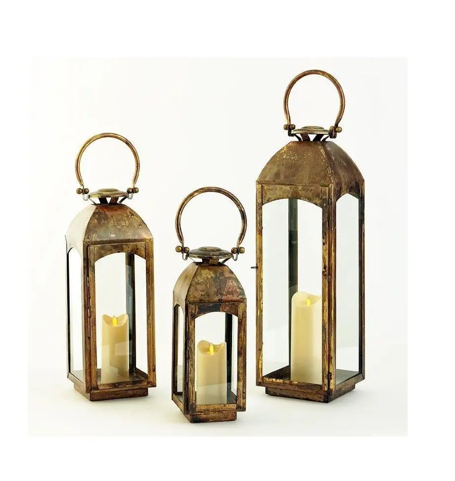 Lantern Hanging Antique Gold Polished Candle Holder Moroccan Lanterns Super Quality Lanterns At Lowest Price