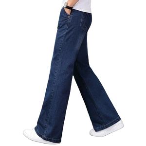 กางเกงยีนส์ผู้ชายทรงหลวมคุณภาพสูง สไตล์สตรีทแวร์ ผ้าเดนิมระบายอากาศได้ดี ปรับแต่งได้ ใส่ได้ทั้งฤดูร้อนและฤดูใบไม้ร่วง ขายส่ง กางเกงยีนส์เดนิมทรงหลวมแบบซักล้าง - Product Image 6