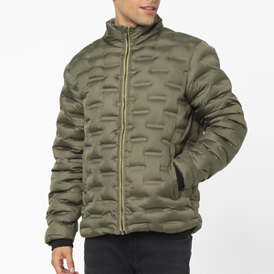 Chaqueta de Hombre con Capucha Regular de Alta Costura, Relleno de Poliéster y Algodón de Alta Calidad, Manga Larga, Estilo Puffer - Product Image 2