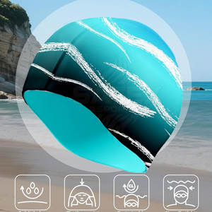 Soft Silicone <b>Swim</b> <b>Hats</b>-Waterproof & Breathable Secure Fit for Adult Training & Competitive Swimming Customizable Sizes & Colors - Product Image 3