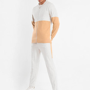 Ensemble de survêtements pour hommes, style actuel, usage extérieur, grande taille, logo personnalisé, coupe-vent, respirant, 100% coton, hiver - Product Image 2