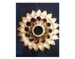 การออกแบบใหม่ที่มีคุณภาพสูงอียิปต์อุปกรณ์สูบบุหรี่ทองเหลืองที่เป็นของแข็งที่ไม่ซ้ำกันหรูหรามอระกู่ถาด - Product Image 6