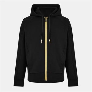 Breathable Cotton <b>Hoodie</b> with Front <b>Pockets</b> & <b>Zip</b> Custom Logo <b>Hoodie</b> OEM ODM Service Trendy Oversized <b>Hoodie</b> for Street Fashion - Product Image 2