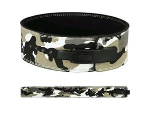 Cinturones de Gimnasio Resistentes de 10 mm, Personalizados al por Mayor, 100% Cuero, Cinturón de Ejercicio con Hebilla de Palanca, Transpirable, para Levantamiento de Pesas, Seguridad - Product Image 3