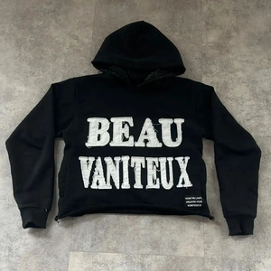 Chándal de lana de algodón 100% de moda de alta calidad personalizado para hombre y mujer 450 GSM tela transpirable Cambio rápido invierno - Product Image 4