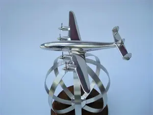 World Globe With <b>Metal</b> aeroplane Stand Premium Quality Top Standard <b>Product</b> Antique Pieces Indian Handicraft - Product Image 6