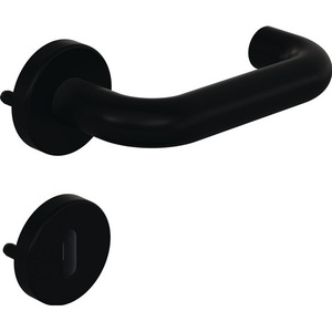 HEWI 111PBR01.230 Rosette Set <b>Plastic</b> U-Shaped PZ DIN 90 Matt Left/Right D/D for Curtain Poles Tracks & Accessories - Product Image 1