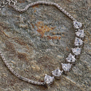 Pulsera de tenis CLARA de plata de ley 925 con circonita suiza, regalo solitario de San Valentín para mujeres y niñas - Product Image 3