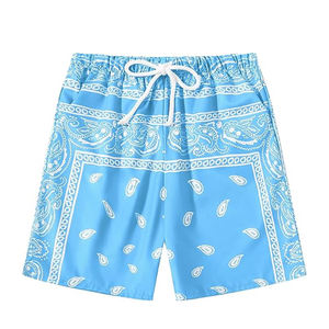 กางเกงขาสั้นผู้ชายพิมพ์ลายผ้าพันสำหรับเล่นบาสเก็ตบอลวัยรุ่นตาข่ายสองชั้นไซส์ใหญ่พิเศษตามสั่ง2025 - Product Image 5