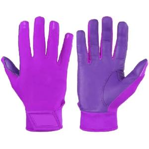 Gants de frappeur de baseball en cuir couleur personnalisée, respirants, confortables, durables, service de conception OEM professionnel – Vente chaude - Product Image 1