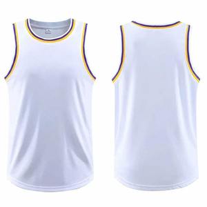 Camiseta de baloncesto Reversible personalizada de poliéster 100% para hombre, ropa deportiva de entrenamiento transpirable barata, conjuntos de uniformes - Product Image 2