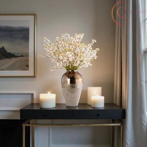 Decorative Metal Tabletop <b>Flower</b> <b>Vase</b> with Artistic Shape and Premium Finish, Perfect <b>for</b> Stylish Interior Decoration - Product Image 3