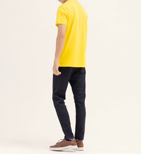 Hombres de alta calidad de manga estrecha lavado ácido streetwear ropa personalizada impresión fabricación verano camiseta - Product Image 3