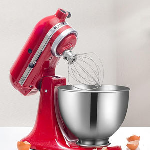 Pièces détachées pour batteur sur socle 4,5 5 QT Batteur sur socle à tête inclinable <span class=keywords><strong>Fouet</strong></span> en acier inoxydable 6 fils pour Kitchen Aid K45WW - Product Image 1