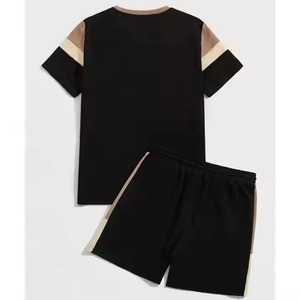 Conjunto Deportivo de Verano para Hombre, Estilo Casual, con Camiseta y Pantalones Cortos de Punto - Product Image 4