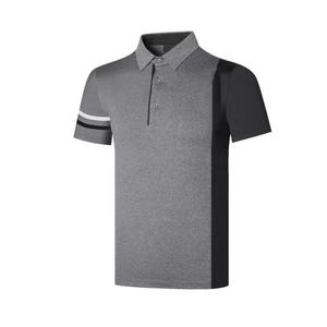 Polo de golf brodé personnalisé, combinaison de deux couleurs, grande taille pour homme, pour le travail - Product Image 6