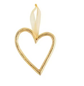 Cœur en métal, accessoires décoratifs pour festival, décoration murale, taille standard, cœur suspendu de Noël - Product Image 2