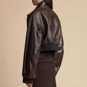 Men's <b>Genuine</b> <b>Leather</b> <b>Jacket</b> Casual Plus Size Wear Low Price Fashion Made in Pakistan Custom design men's <b>leather</b> <b>jacket</b> - Product Image 6