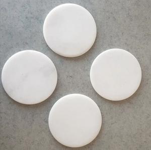 Sous-verres en pierre naturelle de forme carrée de style nordique moderne de 10 cm Sous-verres en marbre de la meilleure qualité pour boissons café thé Sous-verres - Product Image 4