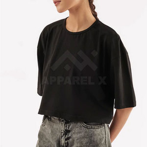 Meilleur prix T-shirt court pour femme Coupe confortable T-shirt court pour femme Style décontracté T-shirt court pour femme - Product Image 4
