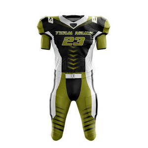 Uniforme de fútbol americano Unisex de alta calidad, camiseta juvenil hecha a medida, conjunto de manga corta, diseño transpirable - Product Image 1