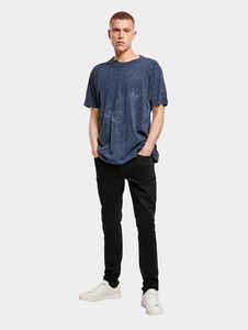 Vintage ácido lavado gota hombro camiseta de gran tamaño 100% algodón pesado Streetwear estilo Hip Hop talla grande ropa de hombre - Product Image 6