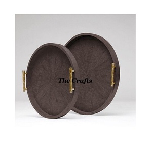 Bandeja de servicio de hierro de diseño fabuloso para vajilla Bandeja de servicio de té y café de forma y tamaño personalizados de la mejor calidad - Product Image 3