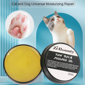 Baume pour animaux de compagnie personnalisable, écologique, à base d'extrait d'avocat naturel et de vitamine E, hydratant et réparateur, pour chiens, chats, nez et griffes - Product Image 2