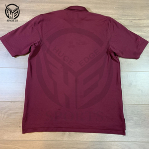 เสื้อโปโลผ้าฝ้าย100% สำหรับผู้ชายเสื้อโปโลผ้าคอตตอนแห้งพิมพ์ลายแบบเข้ารูปสำหรับเล่นกีฬาของผู้ชาย - Product Image 2