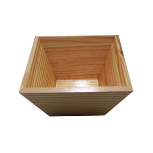 Bol à salade en bois carré de qualité supérieure plat de serveur de fruits carré bol moderne en bois pour la maison hôtels décor à bas prix - Product Image 1