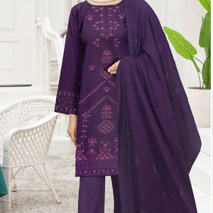 Ensemble Salwar Kameez pour femmes de couleur unie séchage rapide respirant pelouse tenue décontractée vêtements traditionnels pour femmes-style indien pakistanais - Product Image 1