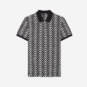 Polos estampados de talla grande para hombre, tela de punto, Material de algodón 100%, Impresión de logotipo personalizado ligero de secado rápido - Product Image 5