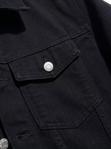 Chaqueta Vaquera Personalizable para Hombre, con Capucha, Rellena de Plumón, Estilo Deportivo Largo para Uso en Exteriores - Product Image 6