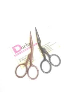 มืออาชีพกุหลาบทองและสีดําพลาสม่ากรรไกรขนาดเล็กมาใหม่สแตนเลสที่ดีที่สุดการออกแบบนกกระจอกแฟนซีกรรไกรแหลมคม - Product Image 2