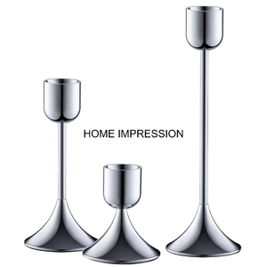 Chandelier en laiton en métal doré de la plus haute qualité plaqué or décor de table bougeoir photophore pour noël anniversaire - Product Image 3