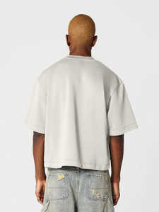 เสื้อยืดโอเวอร์ไซส์ทำจากผ้าฝ้ายเทอร์รี่ใส่ได้ทั้งชายและหญิงเสื้อยืด300GSM บ็อกซี่ฟิตไซส์ใหญ่พิเศษ - Product Image 2