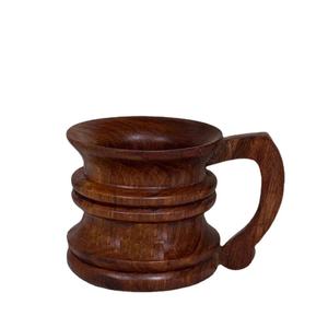 Tendance Design & Look Tasse à thé en bois avec couvercle Tasse en céramique de qualité industrielle pour café pour hôtels Restaurants Bureaux - Product Image 2